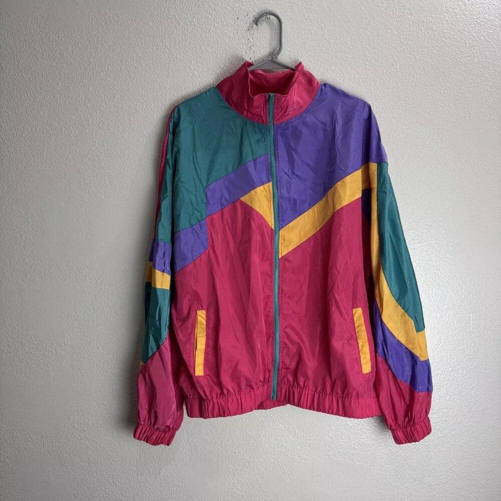 Vintage Windbreaker Jacket Size Medium Y2K